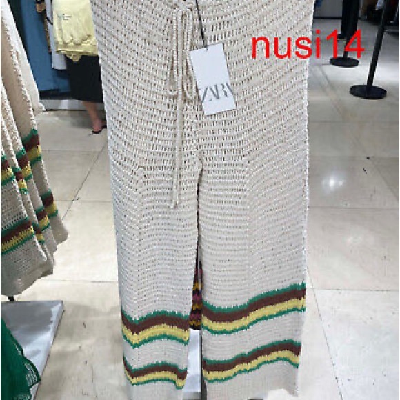NEW!!!! 🆕 | Zara | 100% cotton  Crochet Pants - Picture 8 of 10